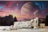 Vibrant Planetary Landscape Kids Wall Mural 6