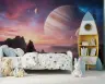 Vibrant Planetary Landscape Kids Wall Mural 8