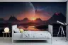 Interstellar Sunset Landscape Wall Mural 7