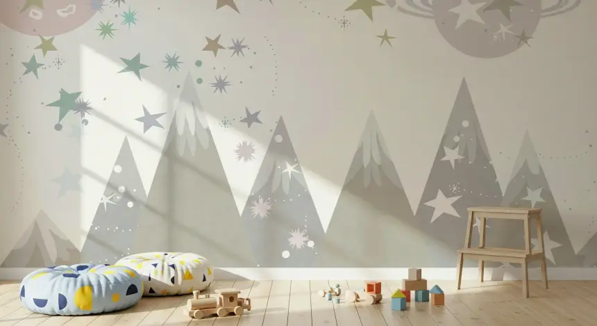Cosmic Peaks Wall Mural -2719922