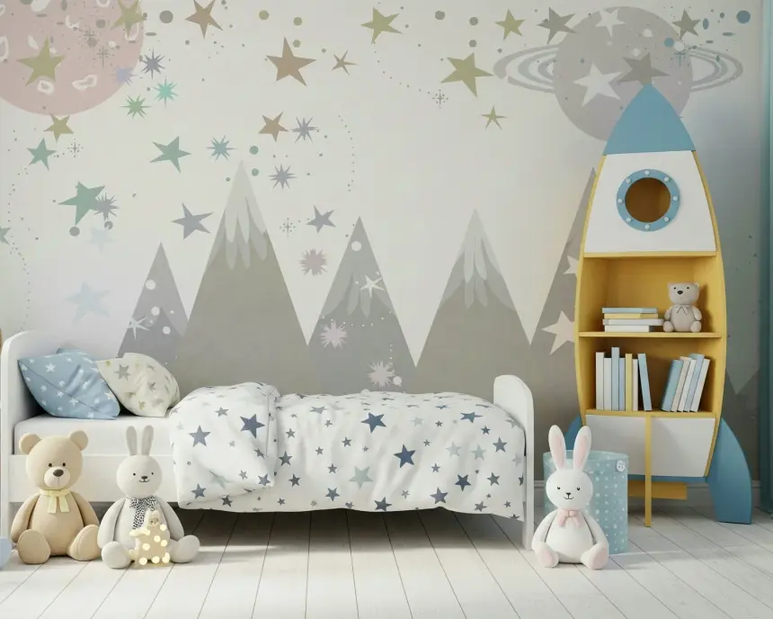 Cosmic Peaks Wall Mural -2719922
