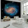 Vibrant Spiral Galaxy Starfield Wall Mural 7