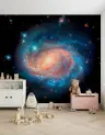 Vibrant Spiral Galaxy Starfield Wall Mural 6
