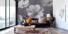 Elegant White Cosmos Floral Wall Mural 8