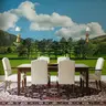 Lush Green Meadow Landscape Wall Mural 6