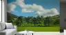 Lush Green Meadow Landscape Wall Mural 8