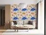 Playful Watercolor Crab and Starfish Wallpaper 8