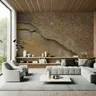 Rustic Cracked Stone Texture Wall Mural 8