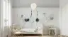 Minimalist Crane Flock Wall Mural 6