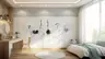Minimalist Crane Flock Wall Mural 8