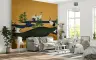 Chinoiserie Crane River Landscape Wall Mural 7