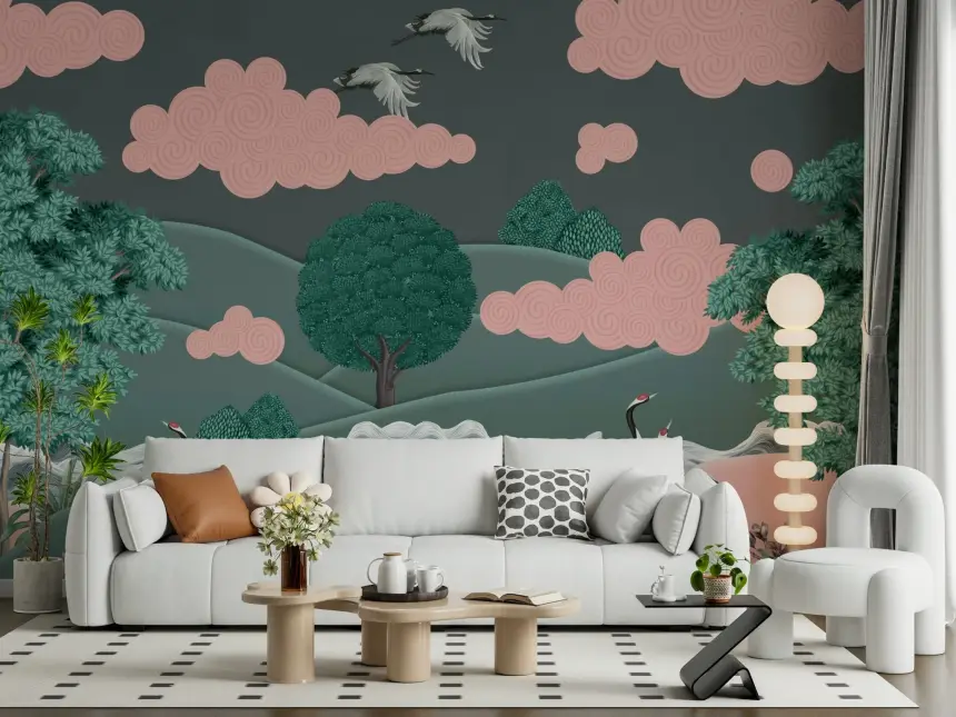 Crane's Dreamscape Wall Mural