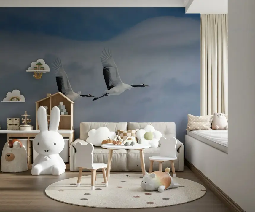 Crane's Flight Wall Mural - 2342037