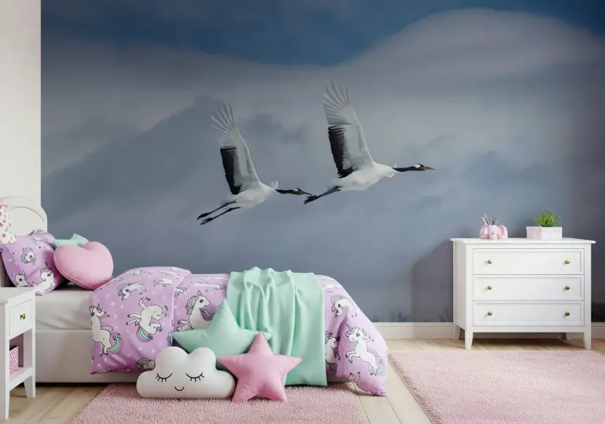 Crane's Flight Wall Mural - 2342037