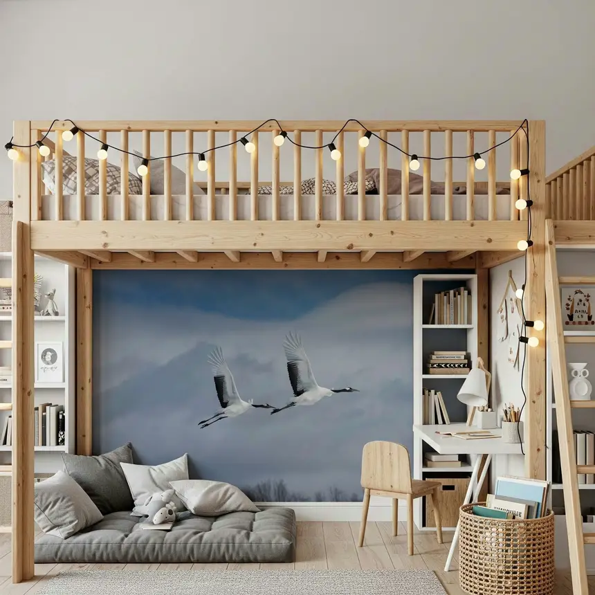 Crane's Flight Wall Mural - 2342037