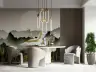 Golden Crane and Misty Mountains Wall Mural 7