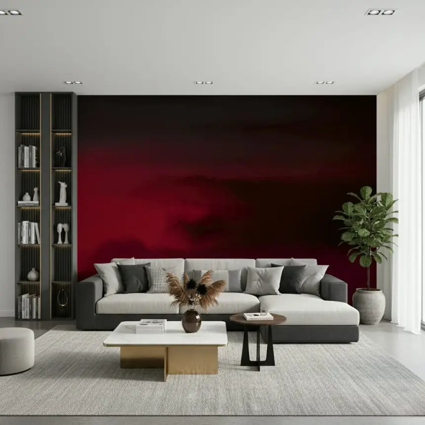 Crimson Dreams Wall Mural