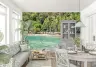 Lush Jungle Turquoise Ocean Palm Beach Wallpaper 6