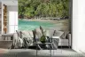 Lush Jungle Turquoise Ocean Palm Beach Wallpaper 8