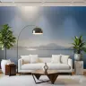 Serene Blue Seascape Wall Mural 8