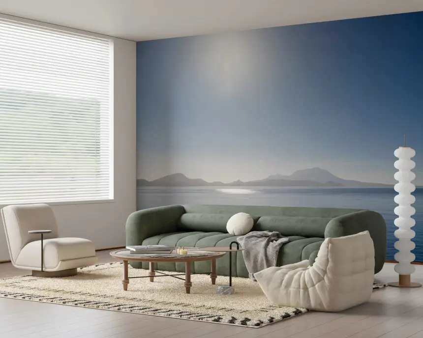 Crystal Blue Morning Wall Mural