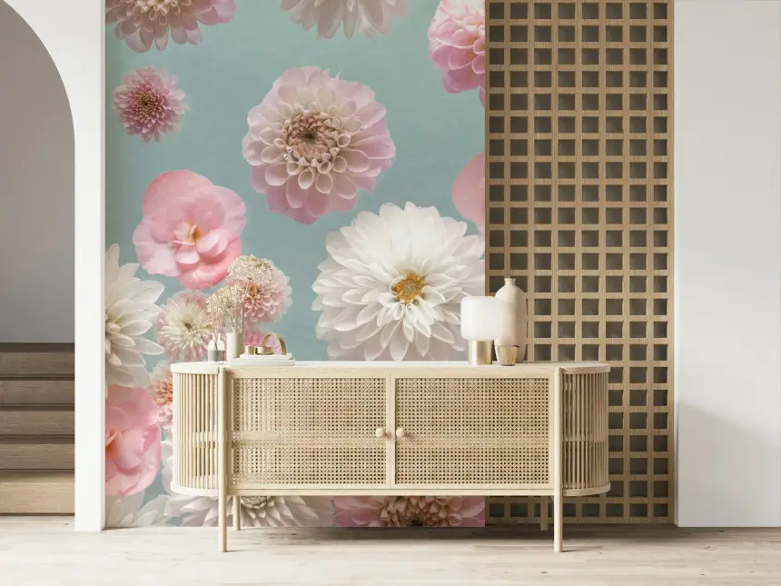 Dahlia Dance Wall Mural