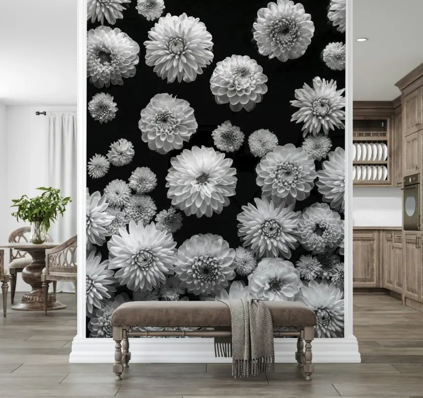 Dahlia Dreamscape Wall Mural