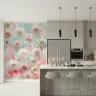 Watercolor Dahlia Floral Wall Mural 7