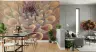 Soft Hues Dahlia Petals Floral Wall Mural 7