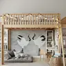 Graceful Dancing Cranes Kids Room Wallpaper 8