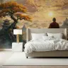 Spiritual Monk Meditation Mountain Wall Mural 6