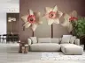 Elegant Cream Daffodil Floral Wall Mural 7