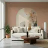 Soft Watercolor Floral Arch Wall Mural 6