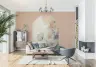 Soft Watercolor Floral Arch Wall Mural 8