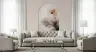 Golden Arch Abstract Floral Watercolour Wall Mural 7