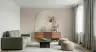 Golden Arch Abstract Floral Watercolour Wall Mural 6