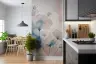 Abstract Watercolour Floral Wall Mural 8