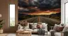 Dramatic Desert Highway Sunset Wall Mural 7