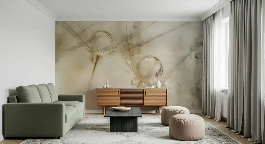 Ephemeral Dewdrops Wall Mural -2060857