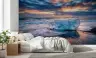 Dramatic Ocean Sunset with Ice Block Wall Mural 7