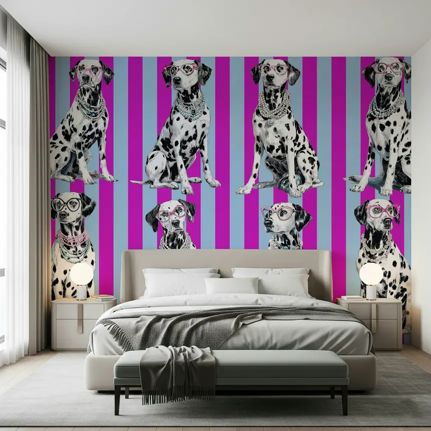 Diamond Dalmata Wall Mural