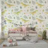 Whimsical Dinosaur & Egg Pattern Kids Wallpaper 6