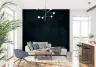 Deep Midnight Textured Wall Mural 7