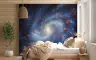 Radiant Blue Stardust Spiral Galaxy Wallpaper 7