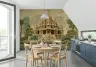 Grand Indian Temple Lush Landscape Mural 6