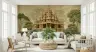 Grand Indian Temple Lush Landscape Mural 7