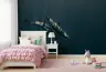 Sunlit Dolphins Underwater Journey Wall Mural 6