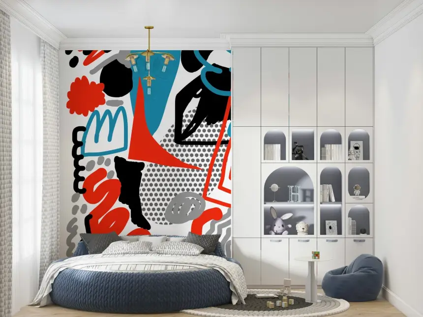 Drawing Flow Wall Mural
