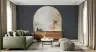 Modern Floral Archway Wall Mural with Geometric Pattern 6