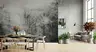 Serene Misty Forest Abstract Wall Mural 6